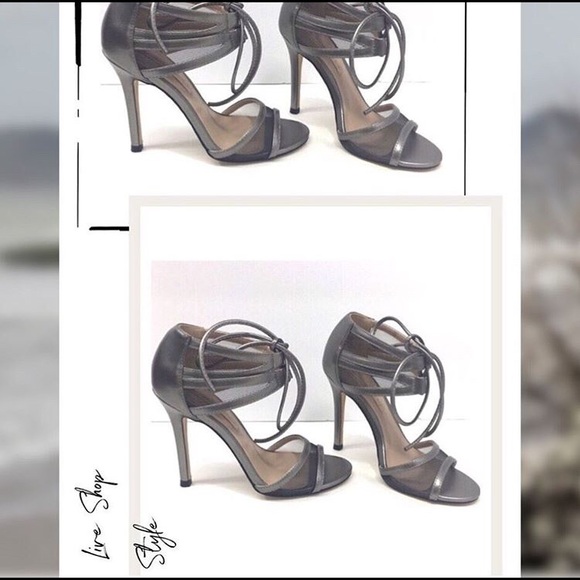 BCBGMaxAzria Shoes - Bcbgmaxazria Metallic heels size 8